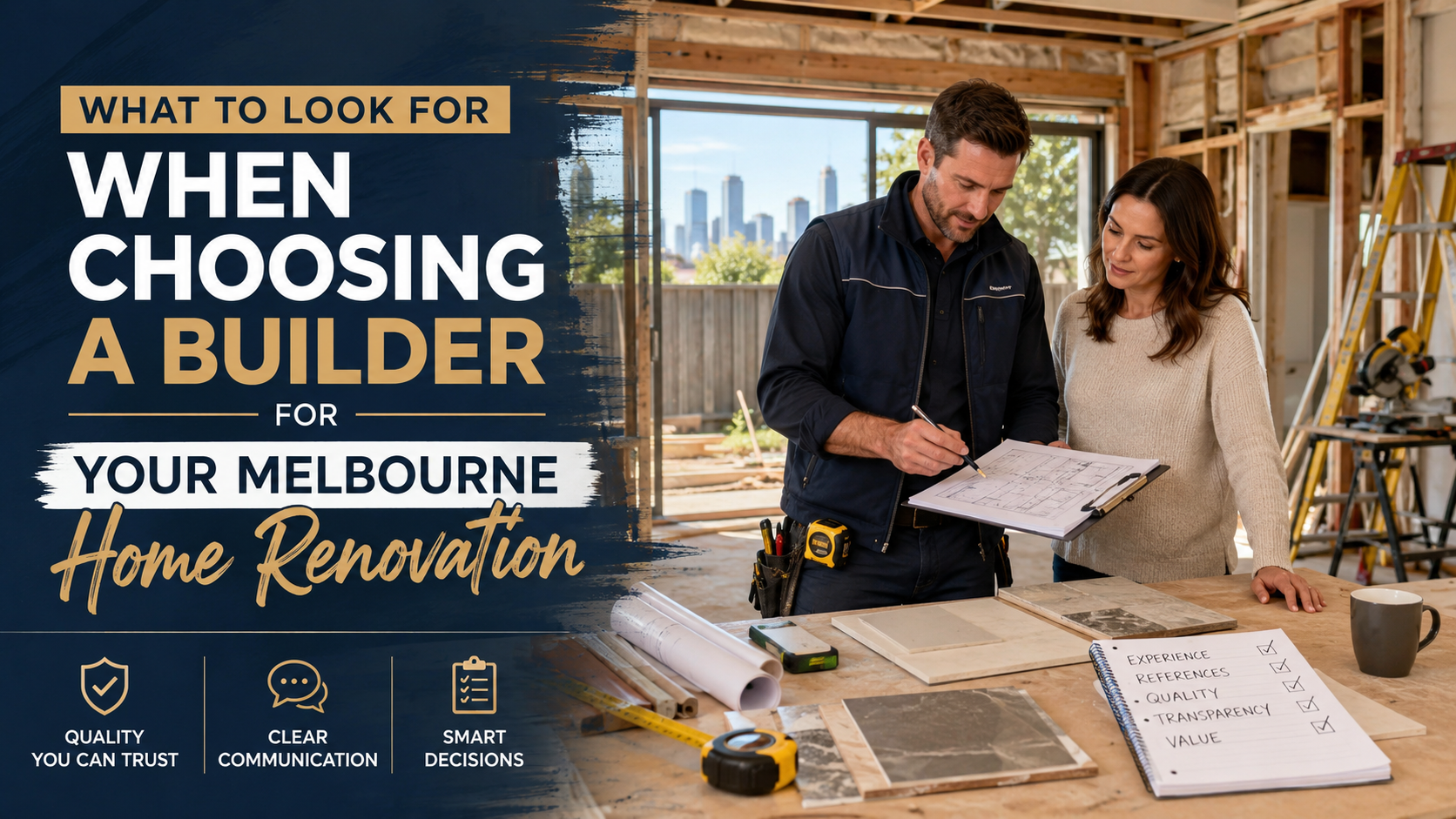 What to Look for When Choosing a Builder for Your Melbourne Home Renovation